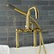 Aqua Vintage AE8407DL Deck Mount Clawfoot Tub Faucet, Brushed Brass AE8407DL - alternate 3